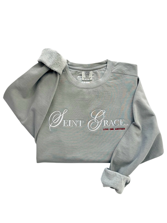 Seint Grace Sweatshirt - Love One Another John 15:12