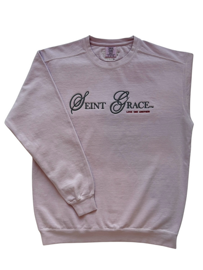 Seint Grace Sweatshirt - Love One Another John 15:12